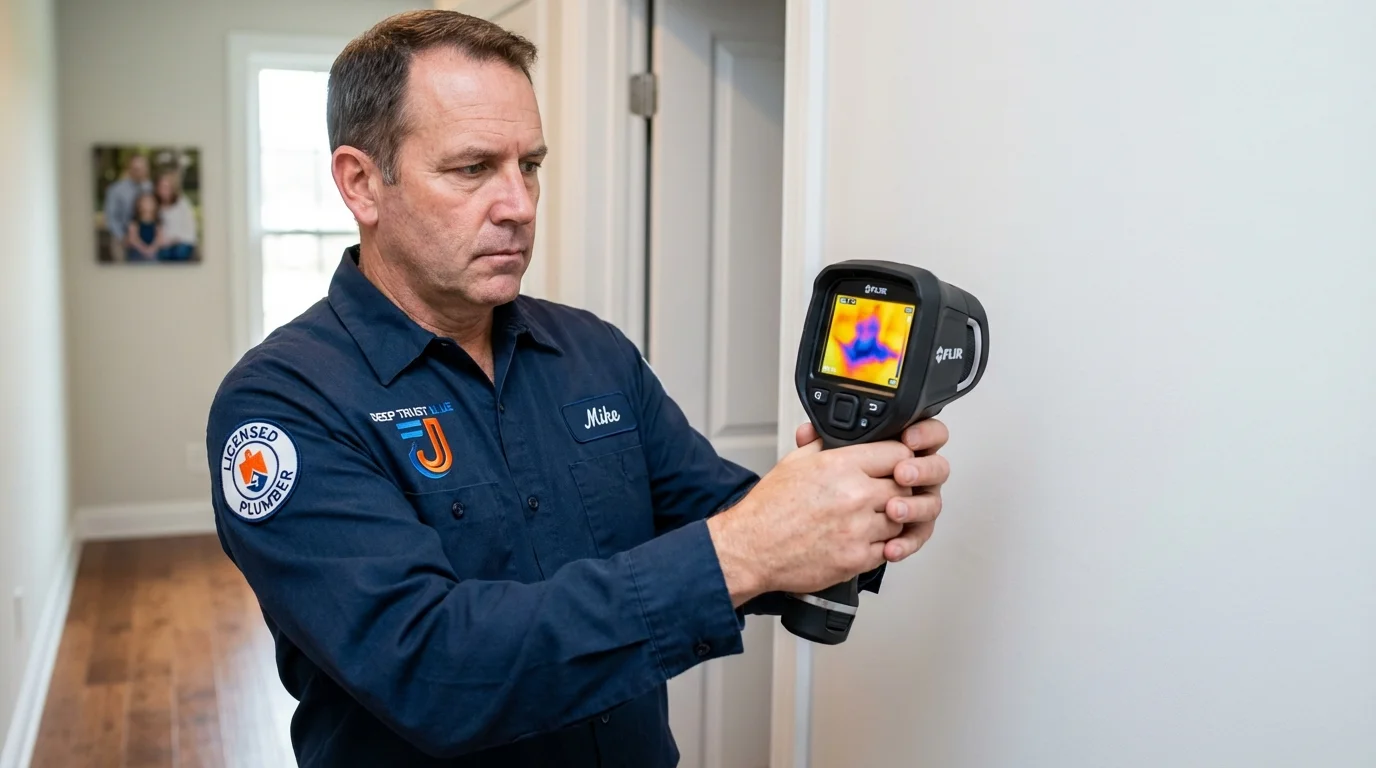 Thermal imaging leak detection by Johns Plumbing LLC in Bland